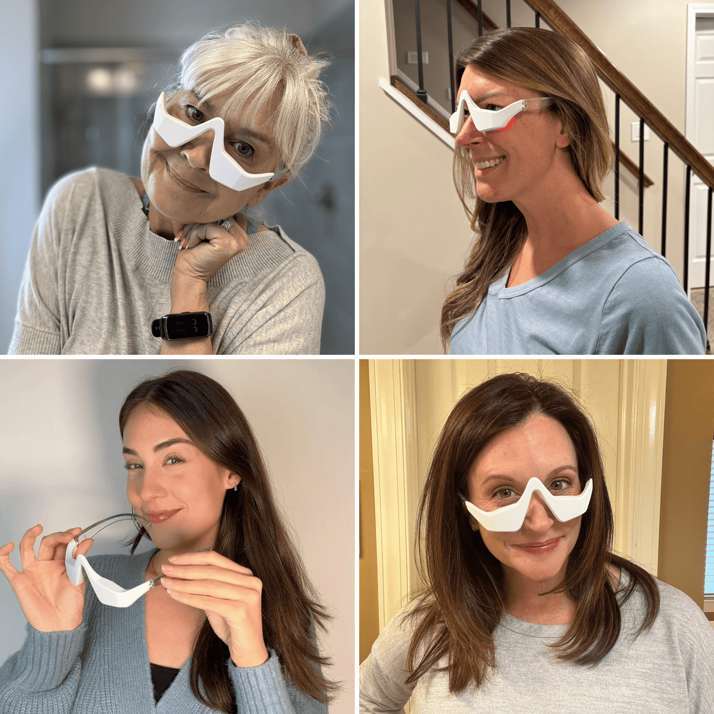 2-in-1 Red Light Therapy + EMS To Erase Eye Bags by GleamiqueCare